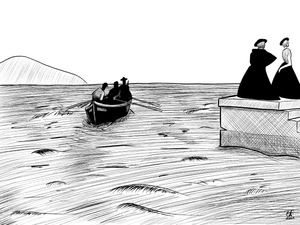 Boat Leaving the Port