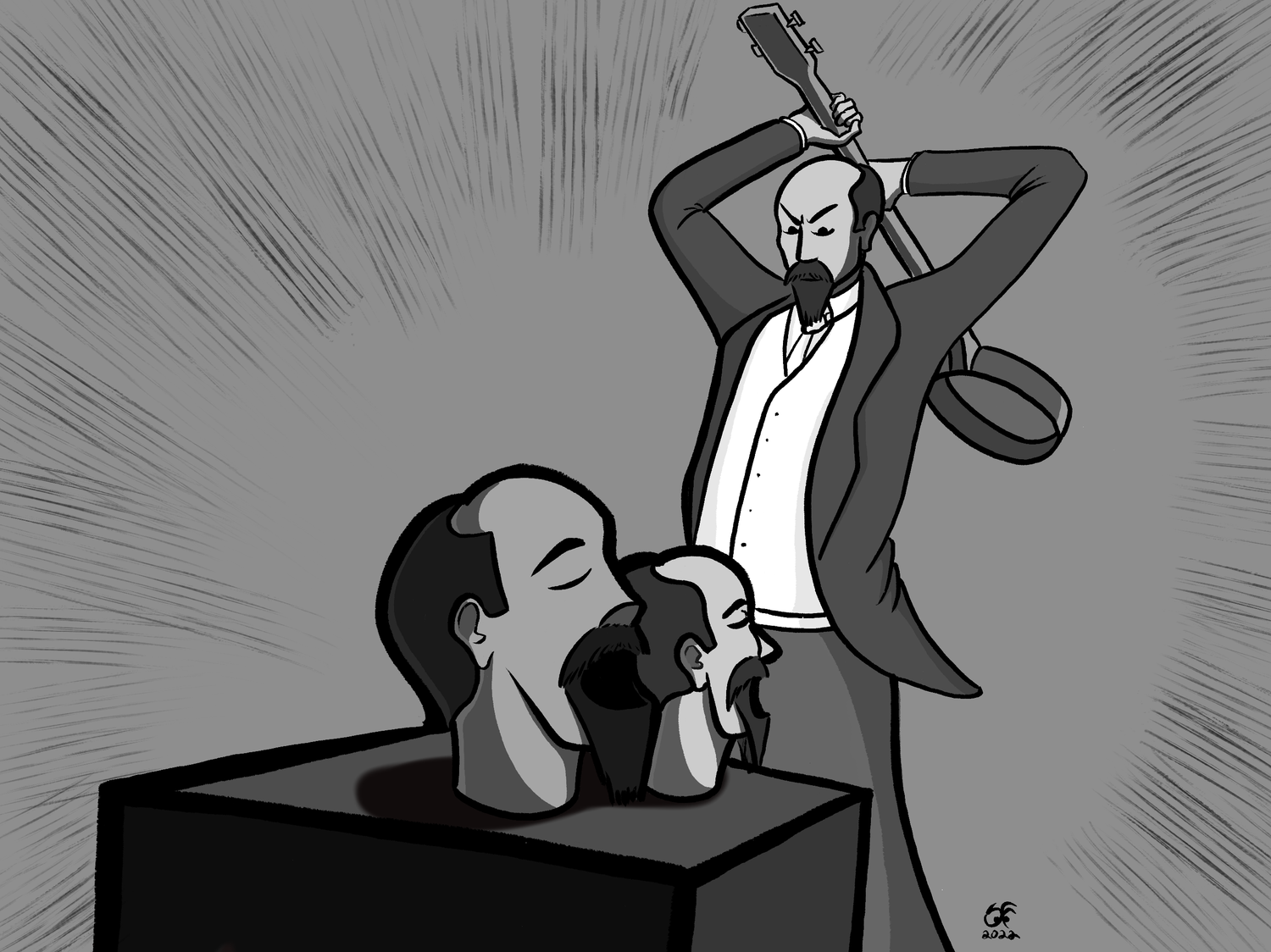 Un homme de têtes