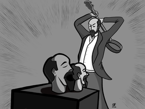 Un homme de têtes